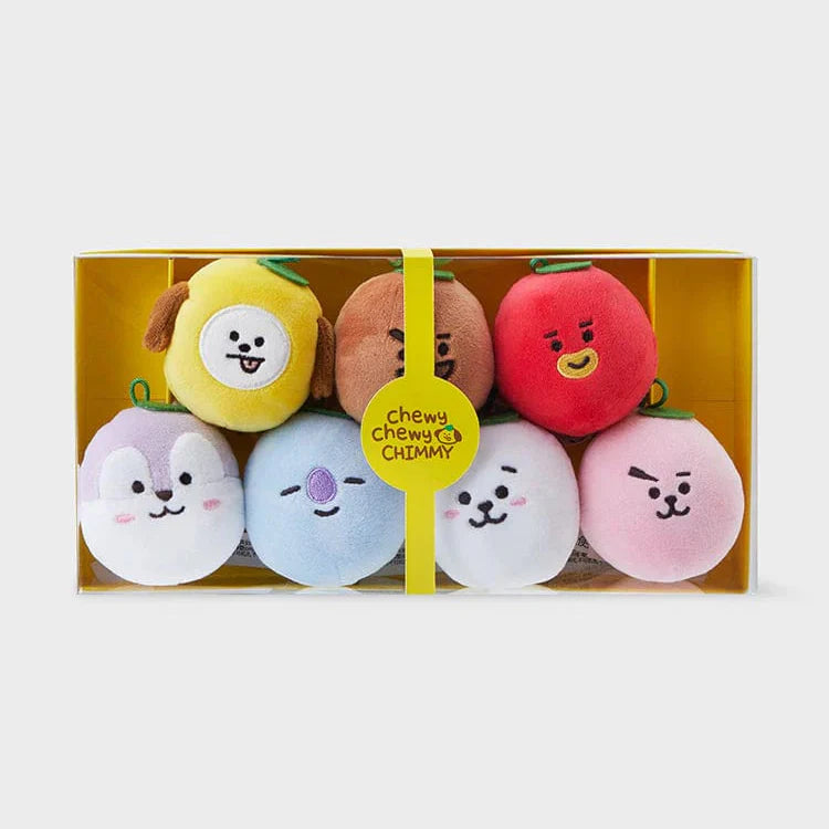 SQUISHY PLUSH TOY SET CHEWY CHEWY CHIMMY BT21
