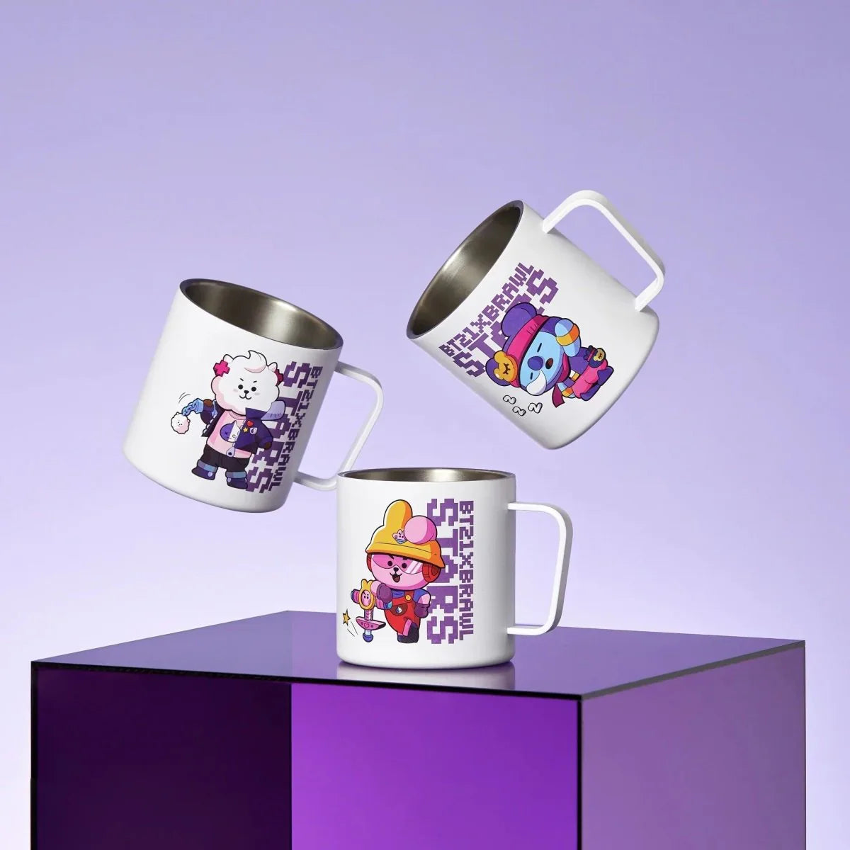 BT21 X BRAWL STAINLESS MUG