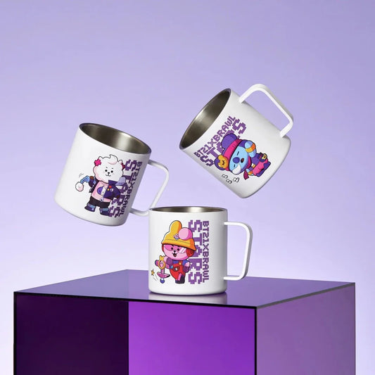 BT21 X BRAWL STAINLESS MUG