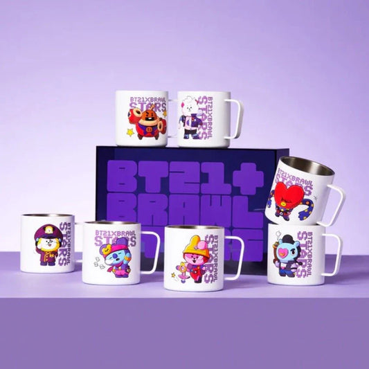 BT21 X BRAWL STAINLESS MUG