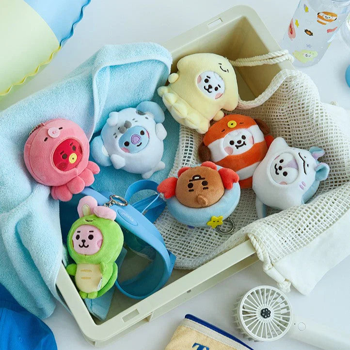 [OCEAN FRIENDS] BABY MINI DOLL KEYRING BT21