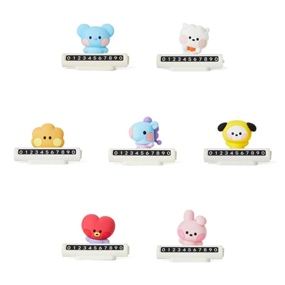 PHONE NUMBER PLATE BT21