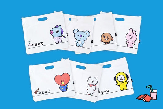 FREE TIME CANVAS SHOPPER BAG L BT21