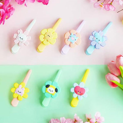 FLOWER HAIR CLIP BT21