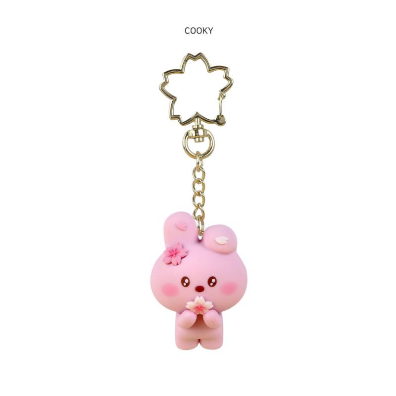 [CHERRY BLOSSOM] FIGURE KEYRING BT21