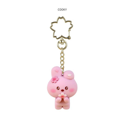 [CHERRY BLOSSOM] FIGURE KEYRING BT21