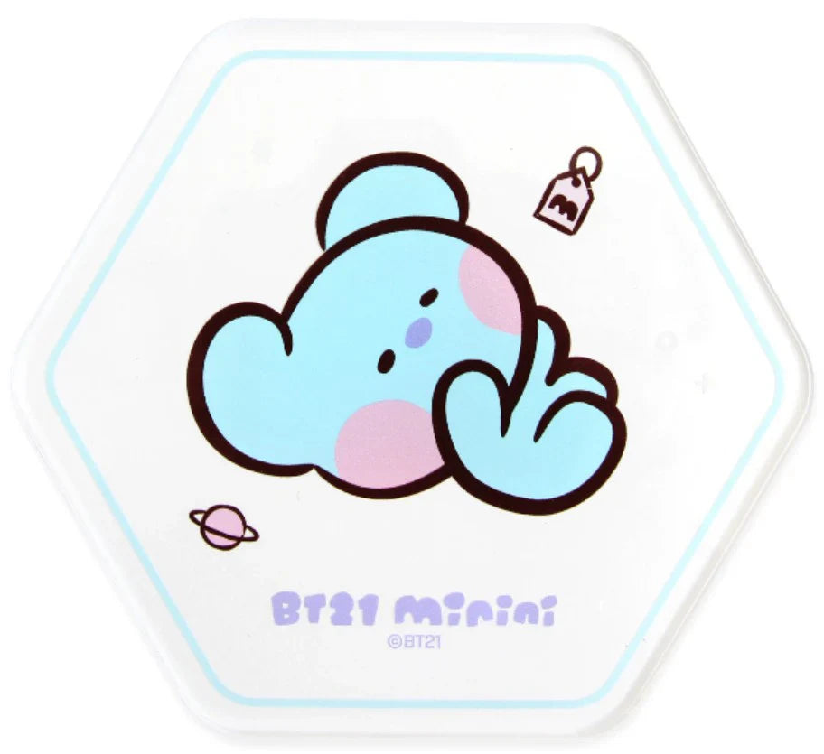 ACRYLIC COASTER MININI HEXAGON BT21
