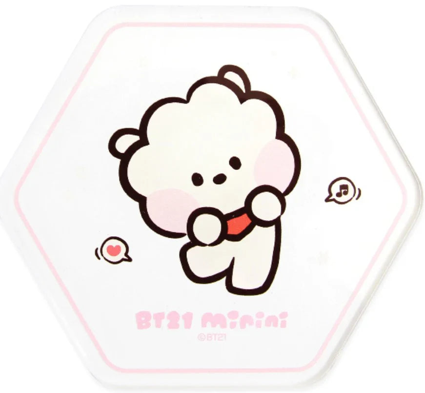 ACRYLIC COASTER MININI HEXAGON BT21