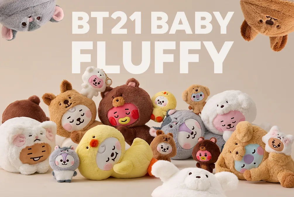[FLUFFY] BABY LYING DOLL BT21