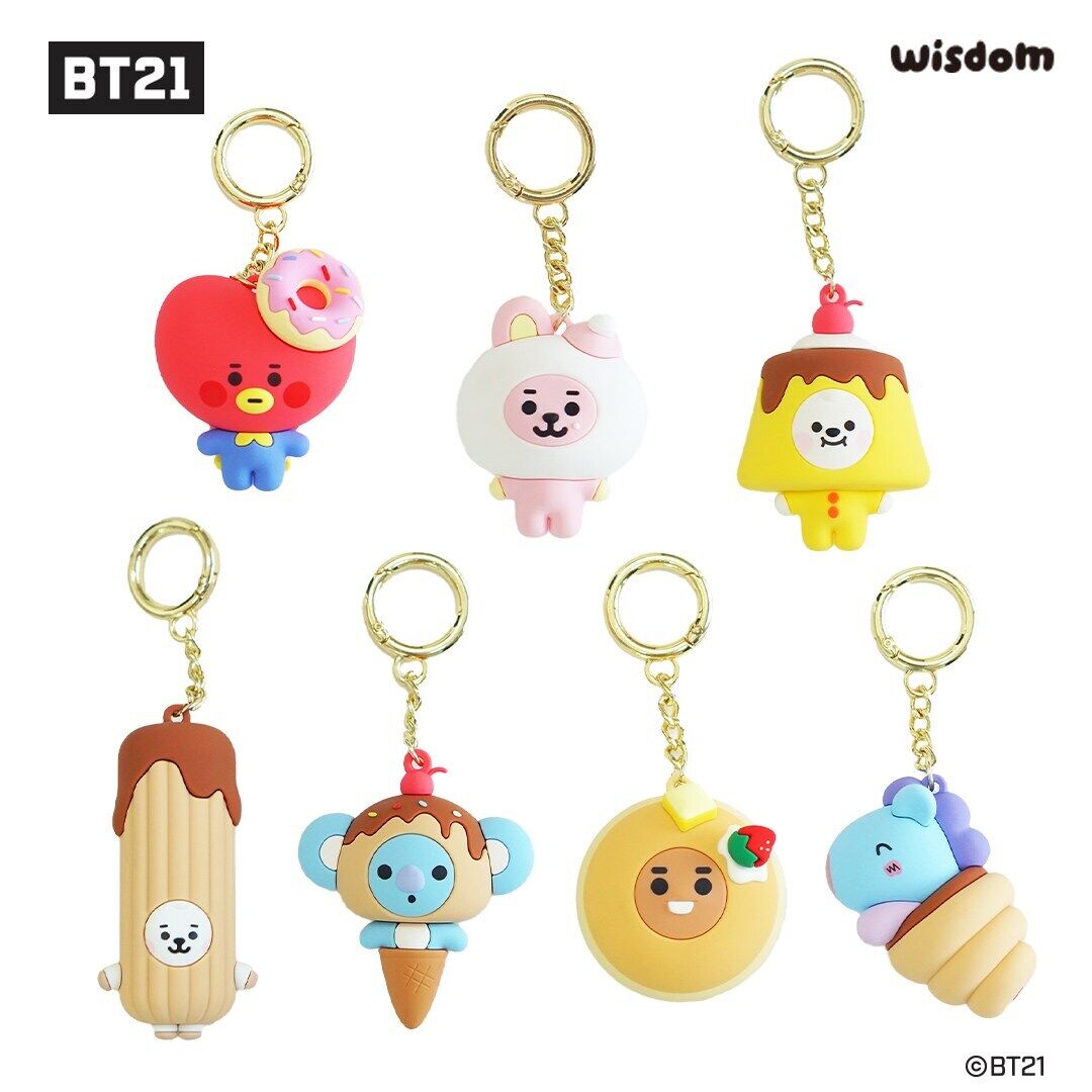 [SWEET THINGS] FIGURE KEYRING BT21