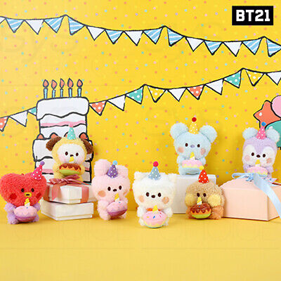 HAPPY TIME PLUSH KEYRING BT21