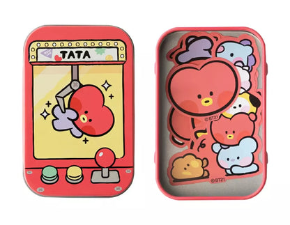 TIN BOX WITH STICKERS SET BT21