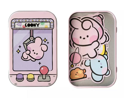 TIN BOX WITH STICKERS SET BT21
