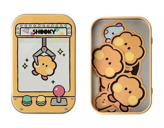 TIN BOX WITH STICKERS SET BT21