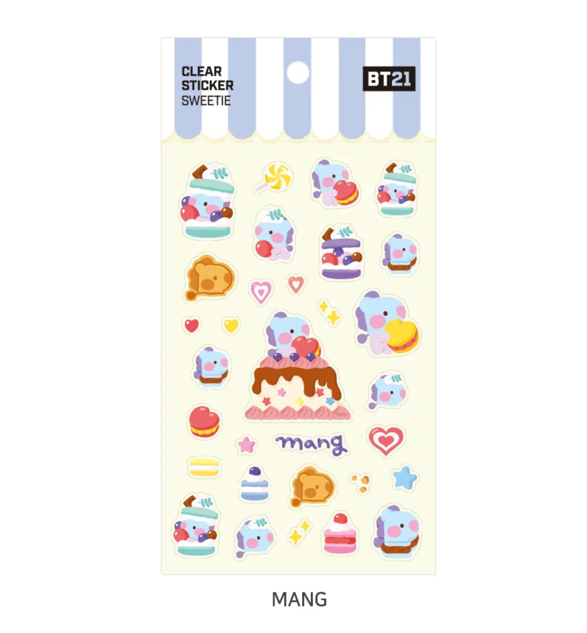 [SWEETIE] STICKER CLEAR BT21