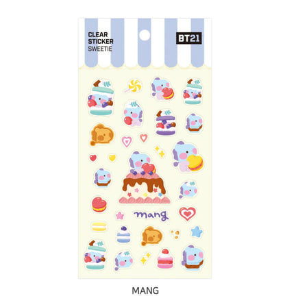 [SWEETIE] STICKER CLEAR BT21