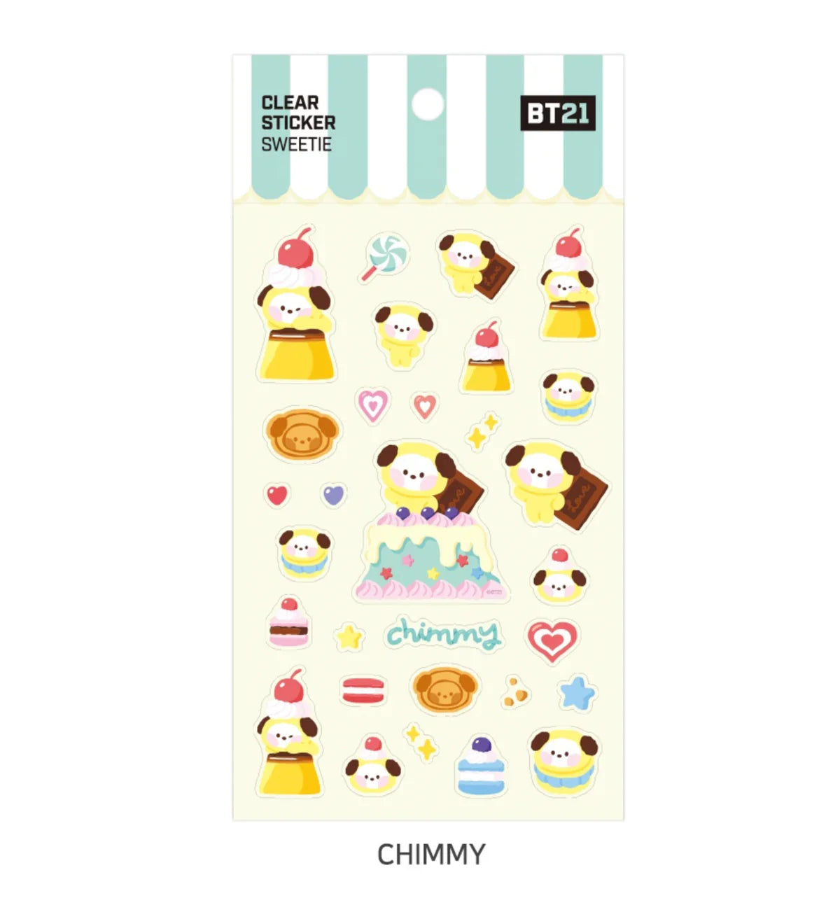 [SWEETIE] STICKER CLEAR BT21