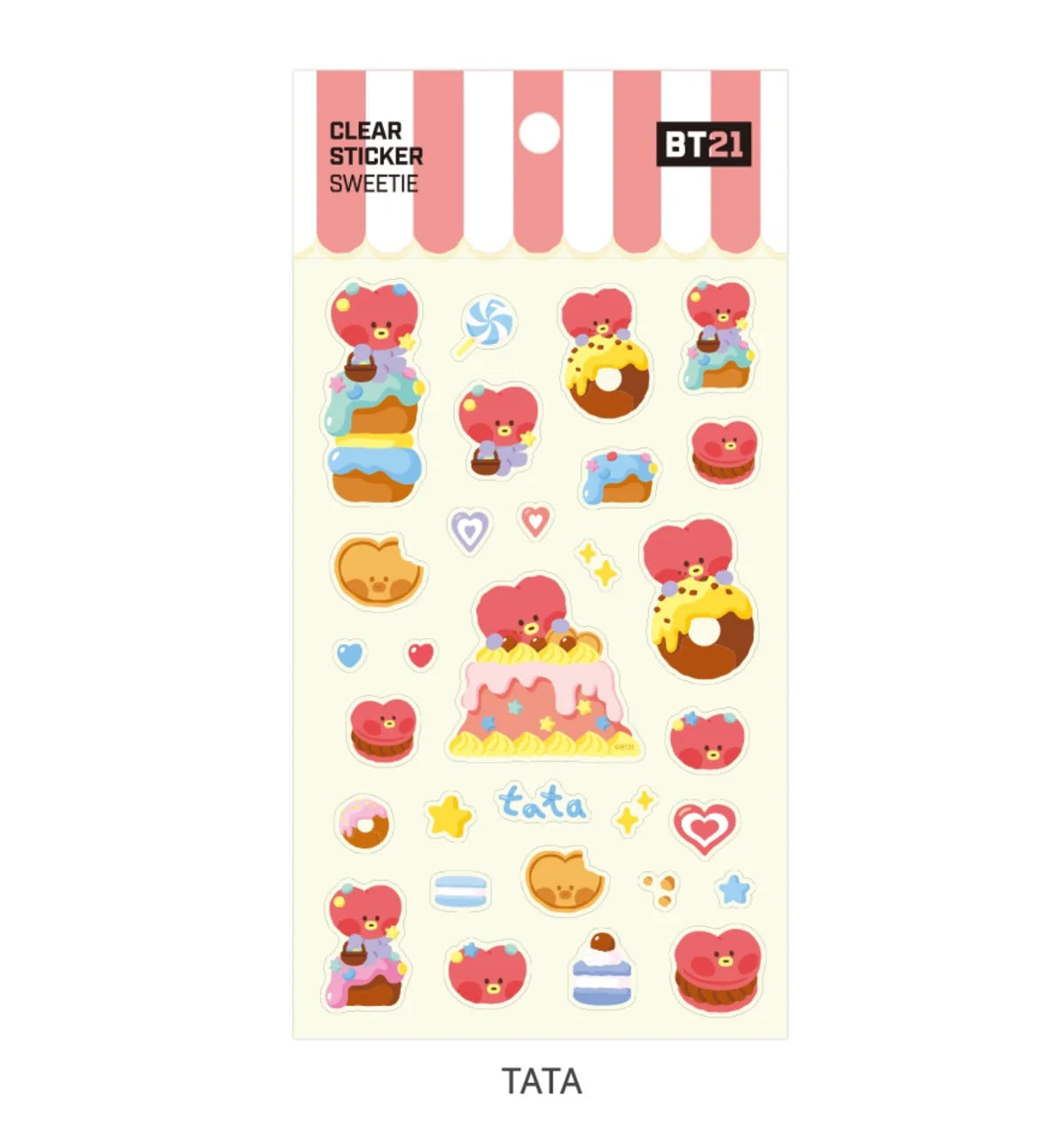 [SWEETIE] STICKER CLEAR BT21