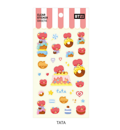 [SWEETIE] STICKER CLEAR BT21