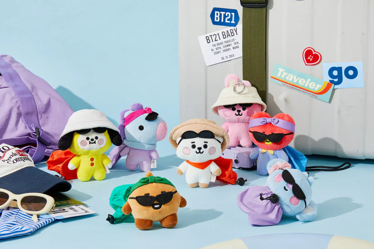 TRAVEL PLUSH KEYRING BT21