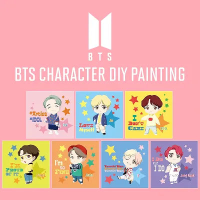 [TINYTAN] CHARACTER DIY PAINTING SET BTS