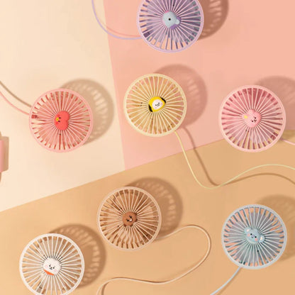 BABY PORTABLE LED USB FAN BT21